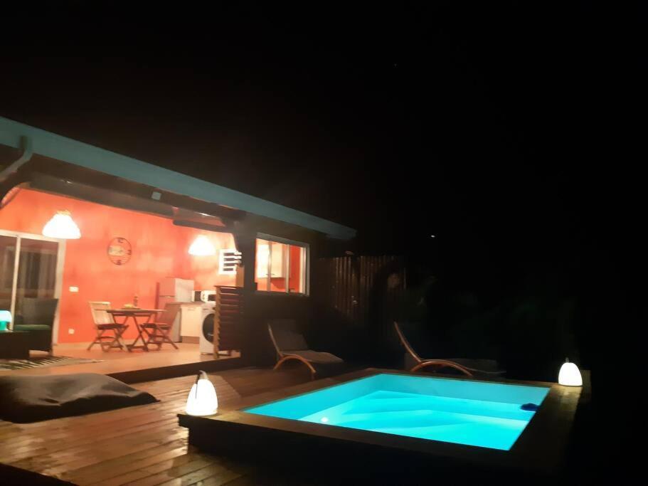 Ti Coin Relax Bungalow Vue Mer Piscine Privee Villa Saint-Francois  Kültér fotó